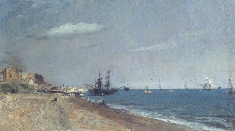 John Constable Brighton Beach,with colliers china oil painting image